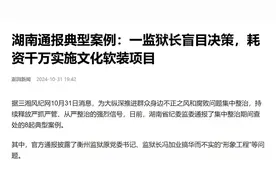监狱长实施文化软装项目被查，警示在哪图片