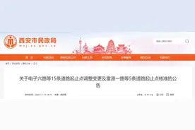 涉及20条道路！西安最新公告！图片
