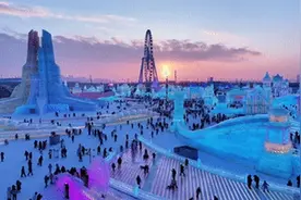 哈尔滨冰雪大世界是怎么建成的？图片