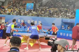 2024年全国乒乓球锦标赛男团决赛：樊振东、许昕领衔上海队夺冠图片