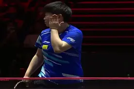 狠起来连自己都“打”，孙颖莎丢分后拍了自己一巴掌图片