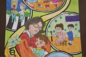 绘画：百善孝为先｜烟台中小学生“才艺秀”作品选登图片