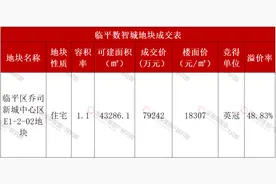 溢价近50% 这宗低密地打开临平数智城人居新想象图片