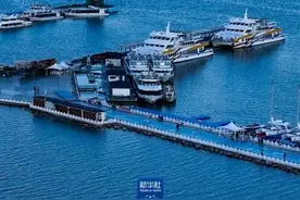 【央媒看青海】青海湖连续20年“长高”“长大”图片