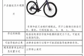 迪卡侬召回部分公路自行车图片