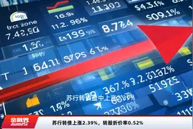 苏行转债上涨2.39%，转股折价率0.52%视频封面