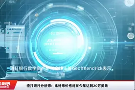 渣打银行分析师：比特币价格将在今年达到20万美元视频封面