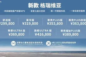 带上全家，满爱出发！新款格瑞维亚上市，售价29.98万元起！图片