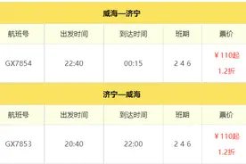 4月2日起，济宁新增一条航线图片