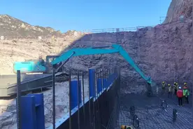 向“绿”而兴，河南林州弓上抽水蓄能电站全面开启建设热潮｜拼抢一季度 实现开门红图片