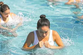 水中有氧运动为何是“减肥利器”图片