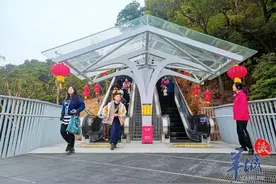 广州白云山摩星岭有免费观光扶梯啦！登顶时间缩短至5分钟图片