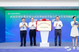 武汉外国语学校“落子”军山新城图片