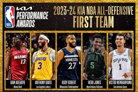 🔒最佳防守阵容一阵：阿德巴约、浓眉、戈贝尔、H-琼斯、文班图片