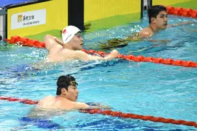 潘展乐、汪顺、孙杨携手晋级200米自由泳决赛，……图片