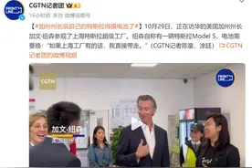 美国加州州长访问特斯拉上海工厂 试驾新款Model 3图片