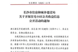新规来了！长沙住宅小区公共收益信息须明明白白公开图片