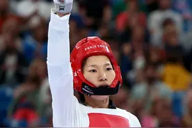 击败伊朗对手，广东选手郭清闯入跆拳道女子49公斤级决赛图片