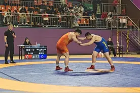 大渡口区举办2025年重庆市国际式摔跤冠军赛图片