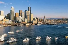 美国西雅图350万人口，GDP超5000亿美元，放在中国什么水平？图片