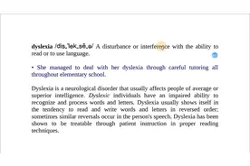 【小绿皮词根词缀】dyslexia读写困难，爱因斯坦据说患过这种病