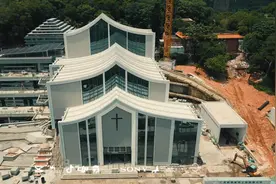 廣州基督教番禺堂差唔多搞掂啦💒 #广州 #教堂视频封面