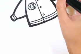 喜欢穿夹克吗？#简笔画 #画画 #手绘视频封面