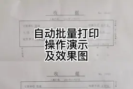 自动批量打印模板操作演示及效果图，可加微信19991542390联系。视频封面