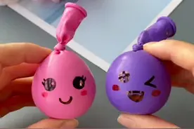 小时候玩过这种可以捏造型的气球小人吗？做一个给自己的宝贝玩吧！#幼儿园手工 #亲子手工 #幼儿手工视频封面