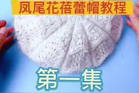 凤尾花蓓蕾女帽第一集#手工编织帽子视频封面