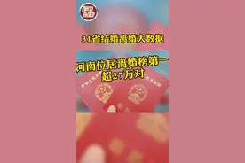 2020年河南位居离婚榜第一，超27万对！#你想什么时候结婚 #离婚率视频封面