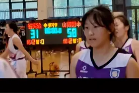 山师附中女篮霸气！11月12日济南市校园篮球联赛，山师附中58视频封面