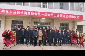 榆林市金融书画家协会成立#榆林 #书画视频封面
