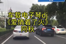 车载电子琴dj串烧《爱情着了火》阿秋视频封面