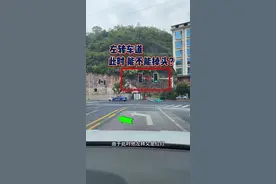 左转车道红灯时，这种情况不能掉头？ #每天一个用车知识视频封面
