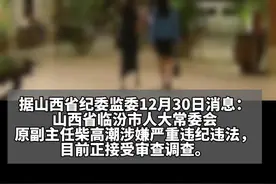 从宾馆服务员干到副厅级的柴高潮，被查！