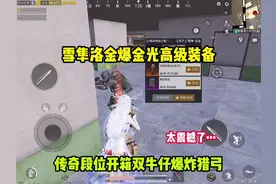 雪隼洛金爆金光高级装备 #和平精英地铁逃生 #和平精英六周年