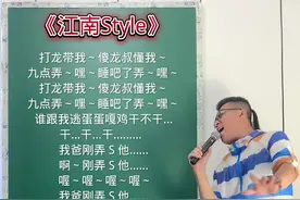 用心翻译！#谐音翻译 #零基础学唱歌 #江南style
