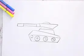 坦克怎么画铅笔画