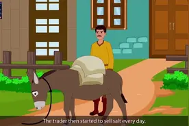 中文童话故事《马和驴》，好故事，睡前故事视频封面